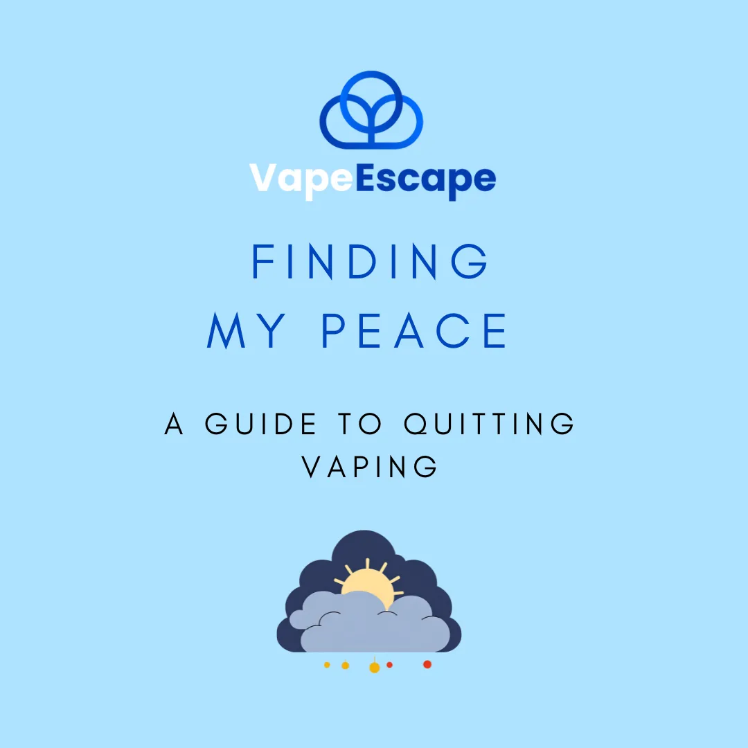 Finding My Peace, A Guide to Quitting Vaping (1080 x 1080 px)